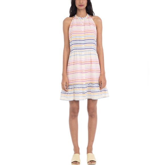 Banjanan Indigo Dress - Candy Stripe